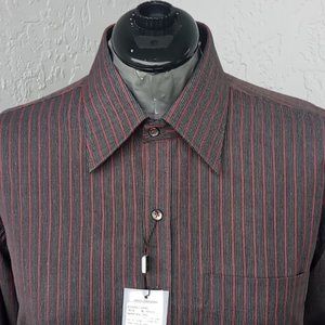 AZZARO Luxury Shirt w/Contrasting Collar/Cuffs